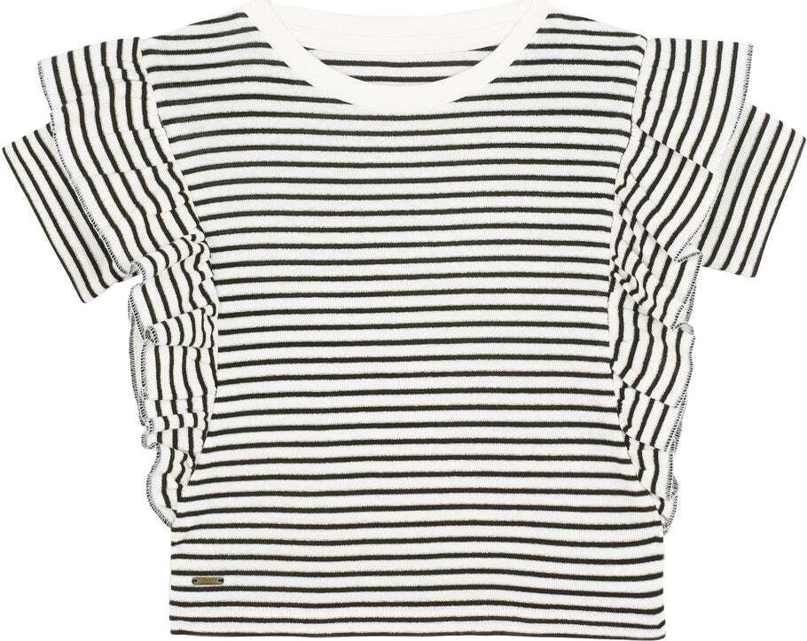 Scalpers Tričko černá / bílá