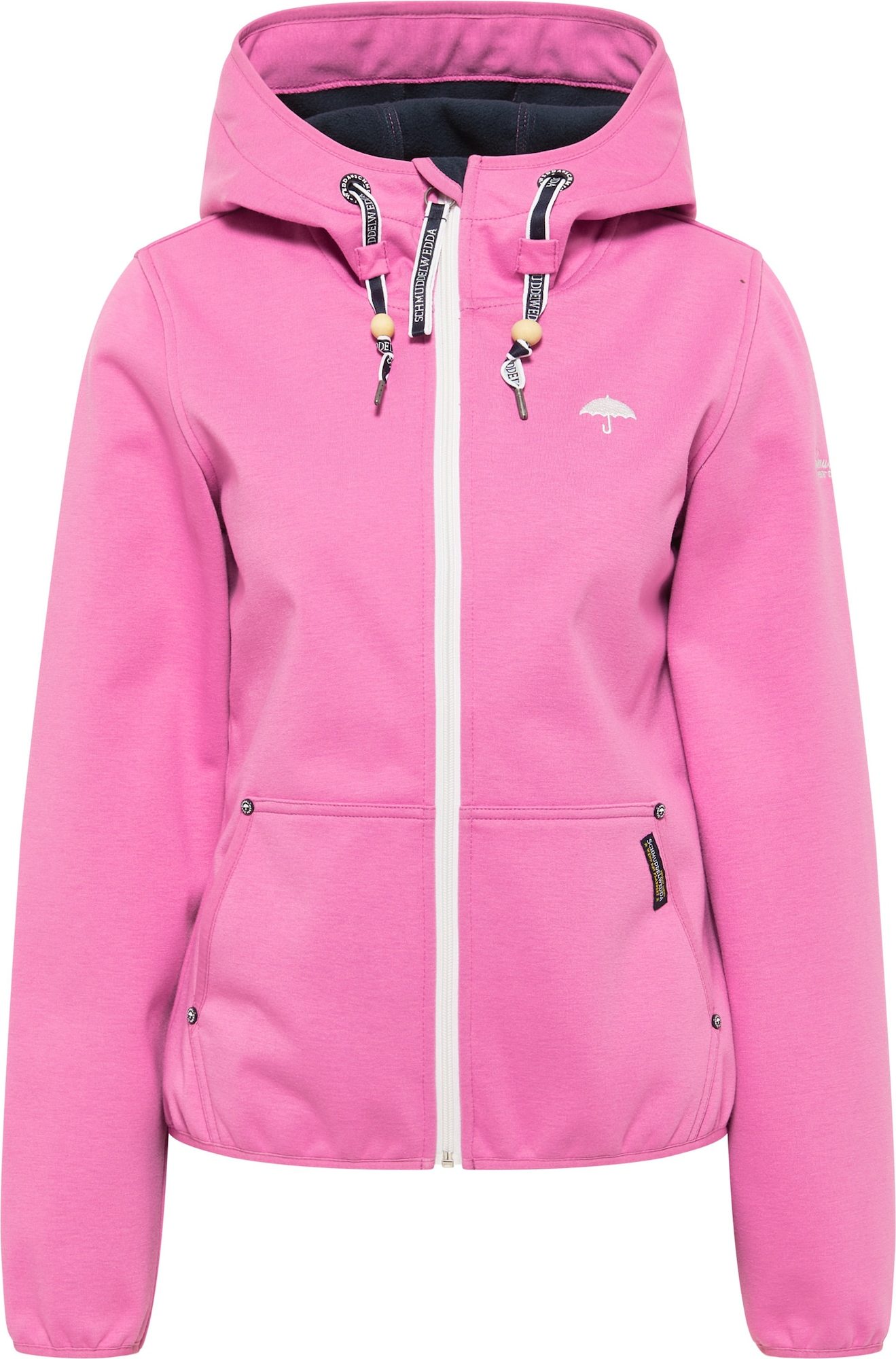 Schmuddelwedda Funkční bunda růžový melír / bílá