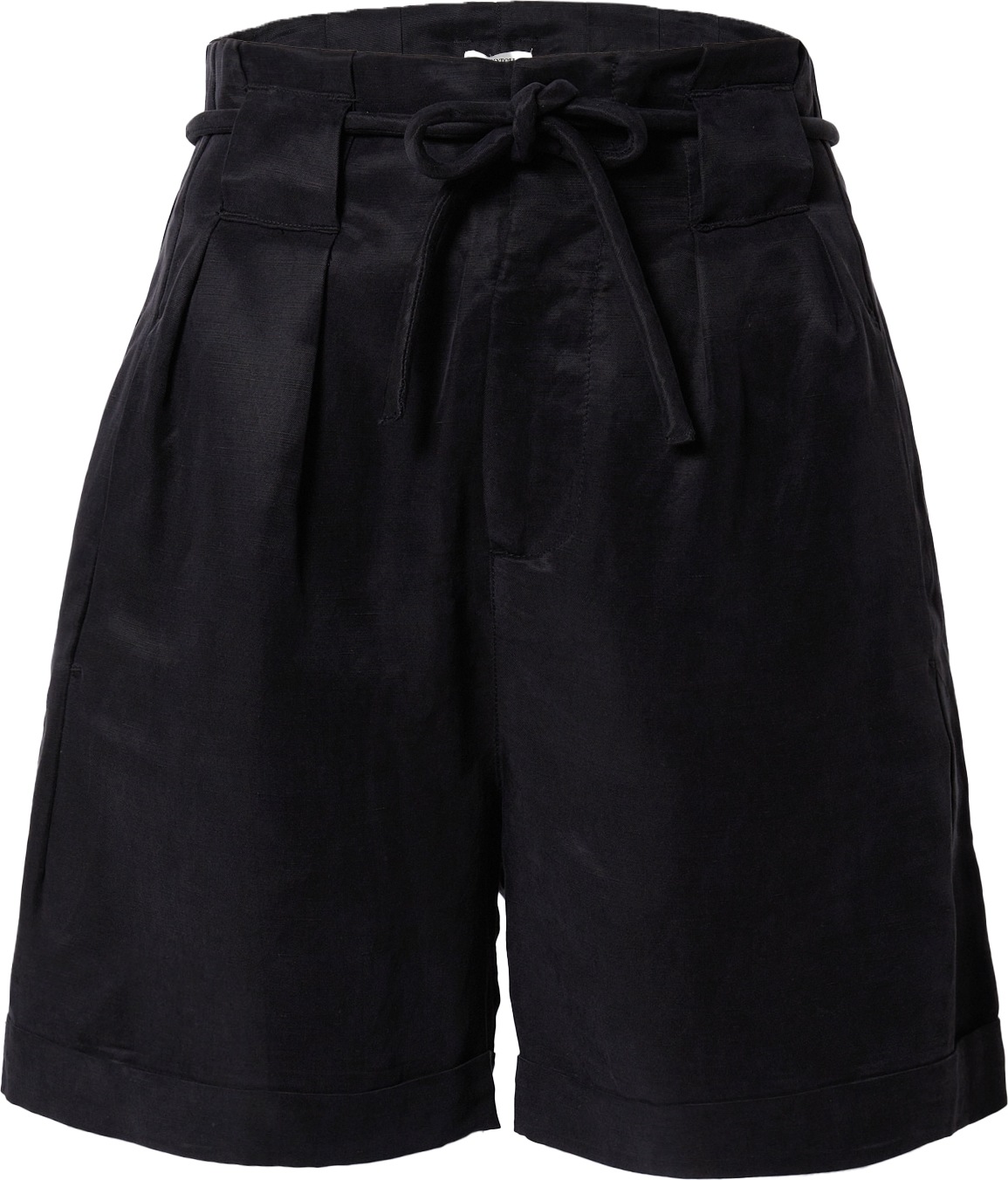 SCOTCH & SODA Kalhoty se sklady v pase černá