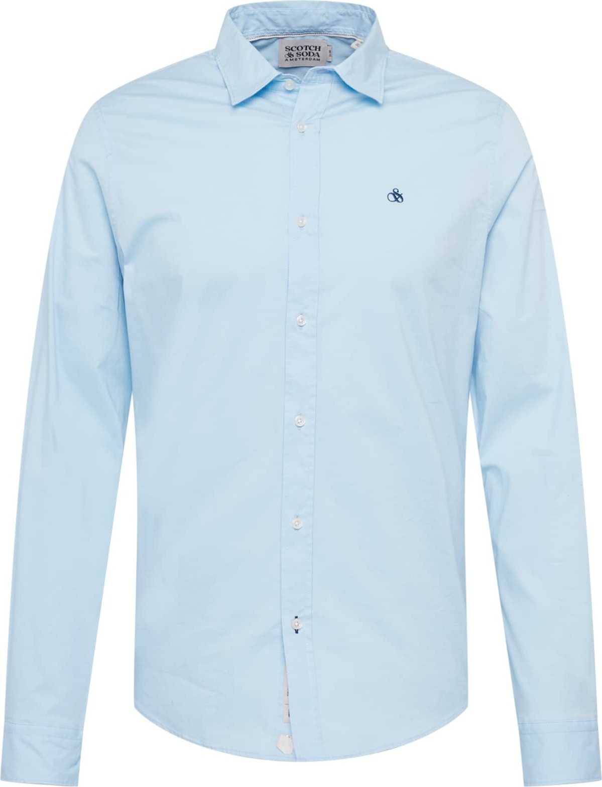 SCOTCH & SODA Košile námořnická modř / světlemodrá