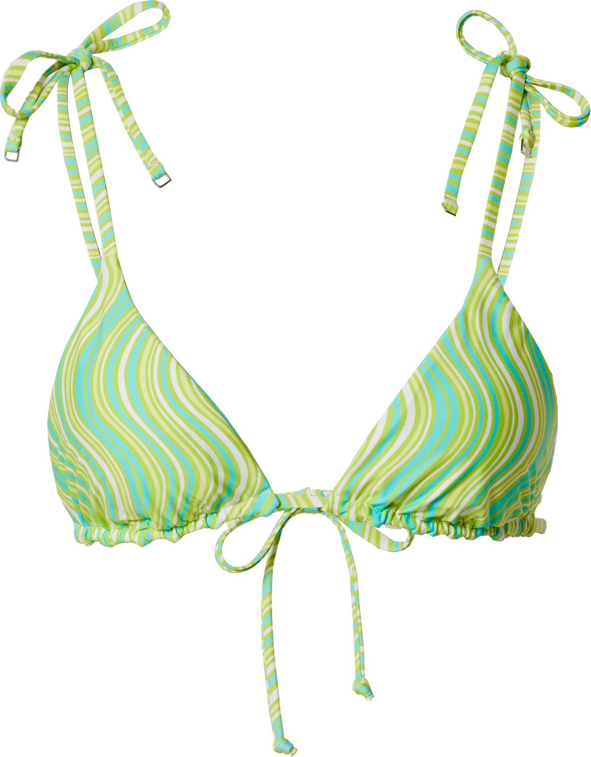 Seafolly Horní díl plavek zelená / limetková / mátová
