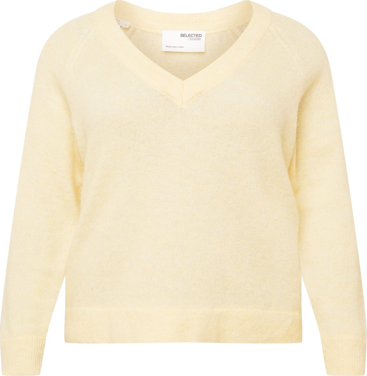 Selected Femme Curve Svetr 'Lulu' žlutá