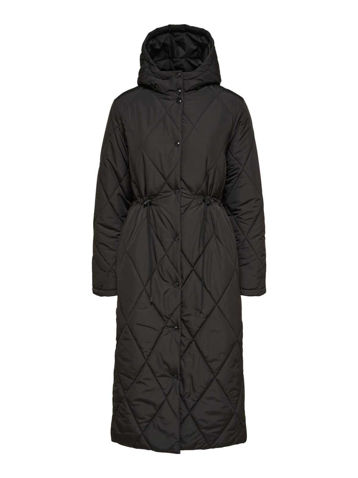 Selected Femme Curve Zimní kabát 'Tora' černá