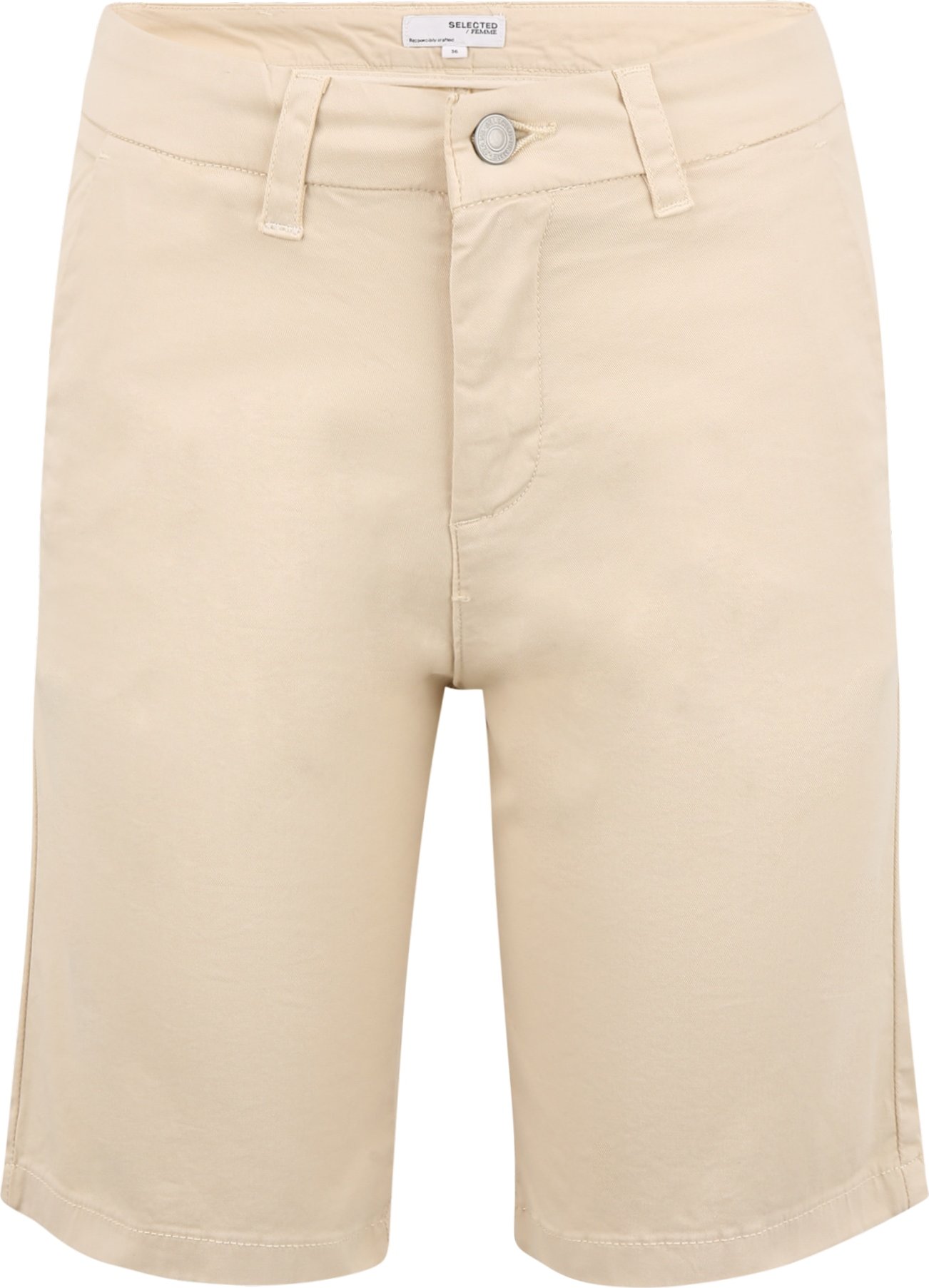 Selected Femme Tall Chino kalhoty 'MILEY' béžová