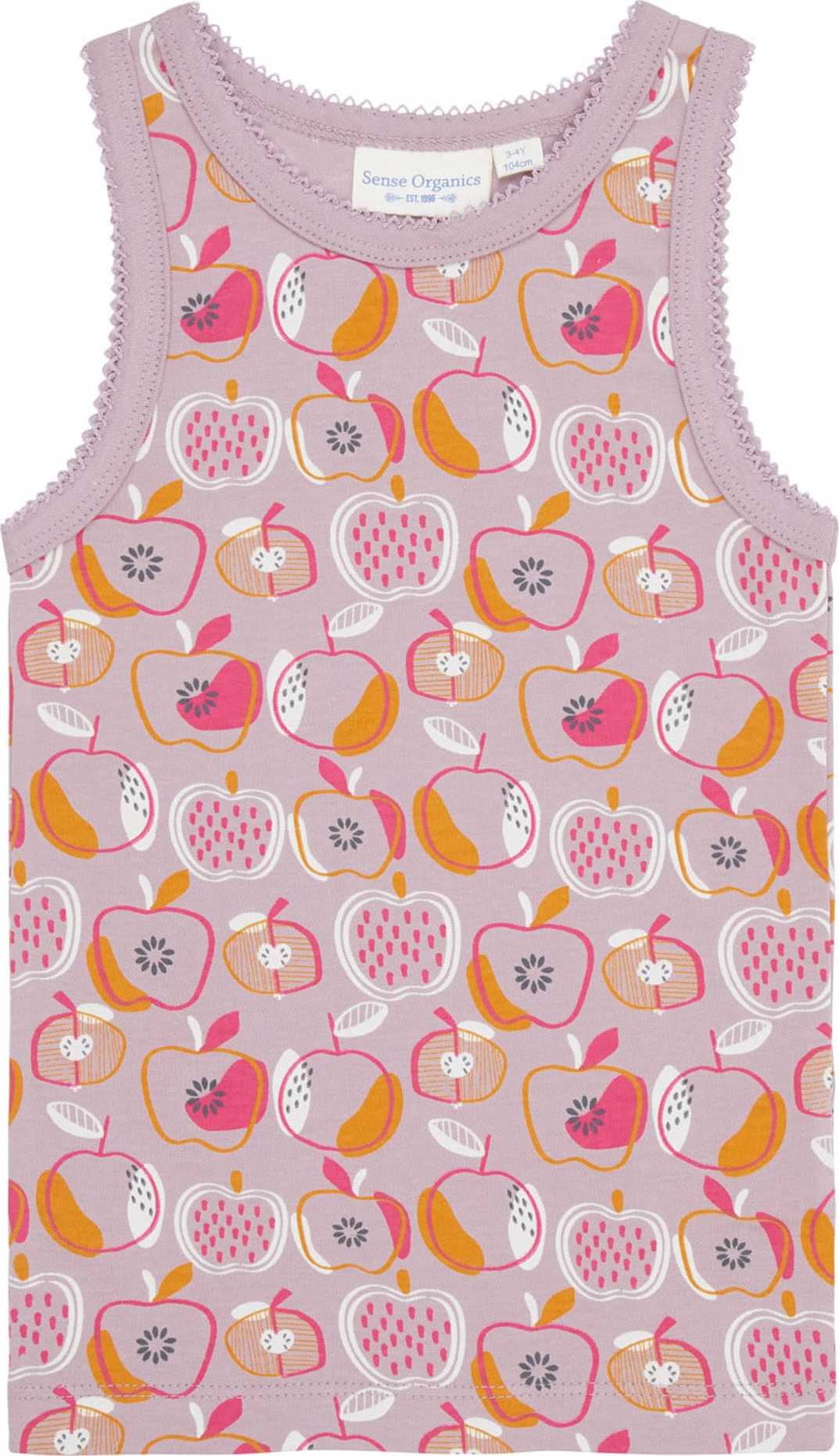 Sense Organics Tílko 'DANA' šeříková / oranžová / pink / bílá