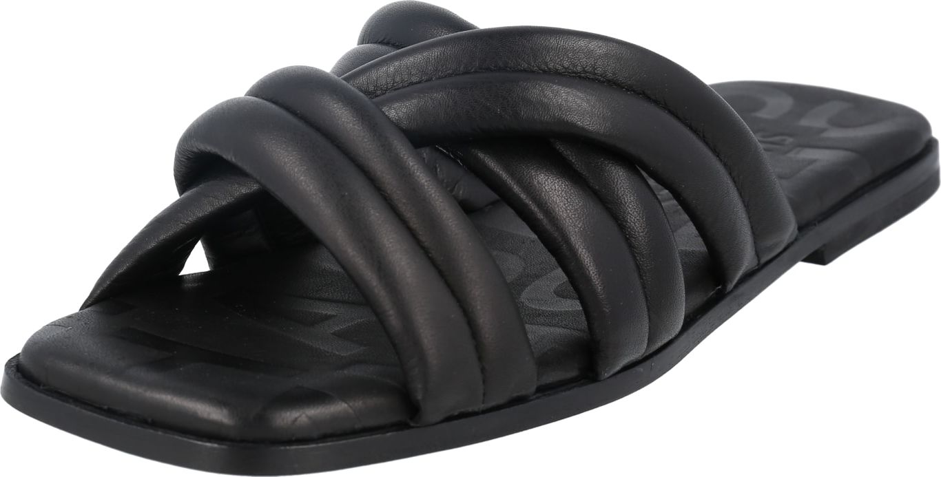 SHABBIES AMSTERDAM Pantofle černá