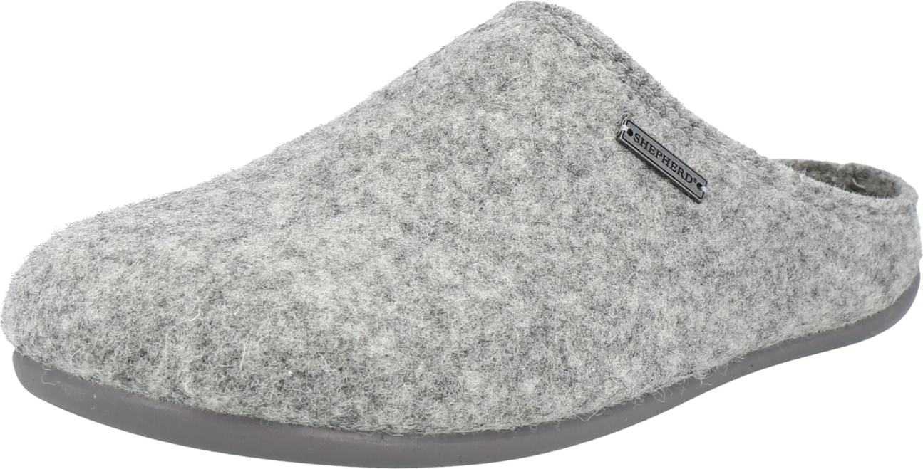 SHEPHERD Pantofle 'JON' šedý melír