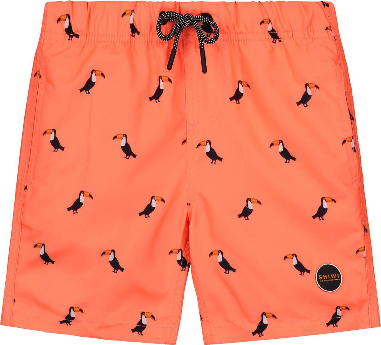 Shiwi Plavecké šortky oranžová / broskvová / černá / bílá