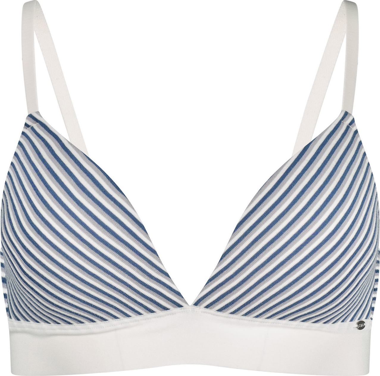 Skiny Podprsenka modrá / bílá