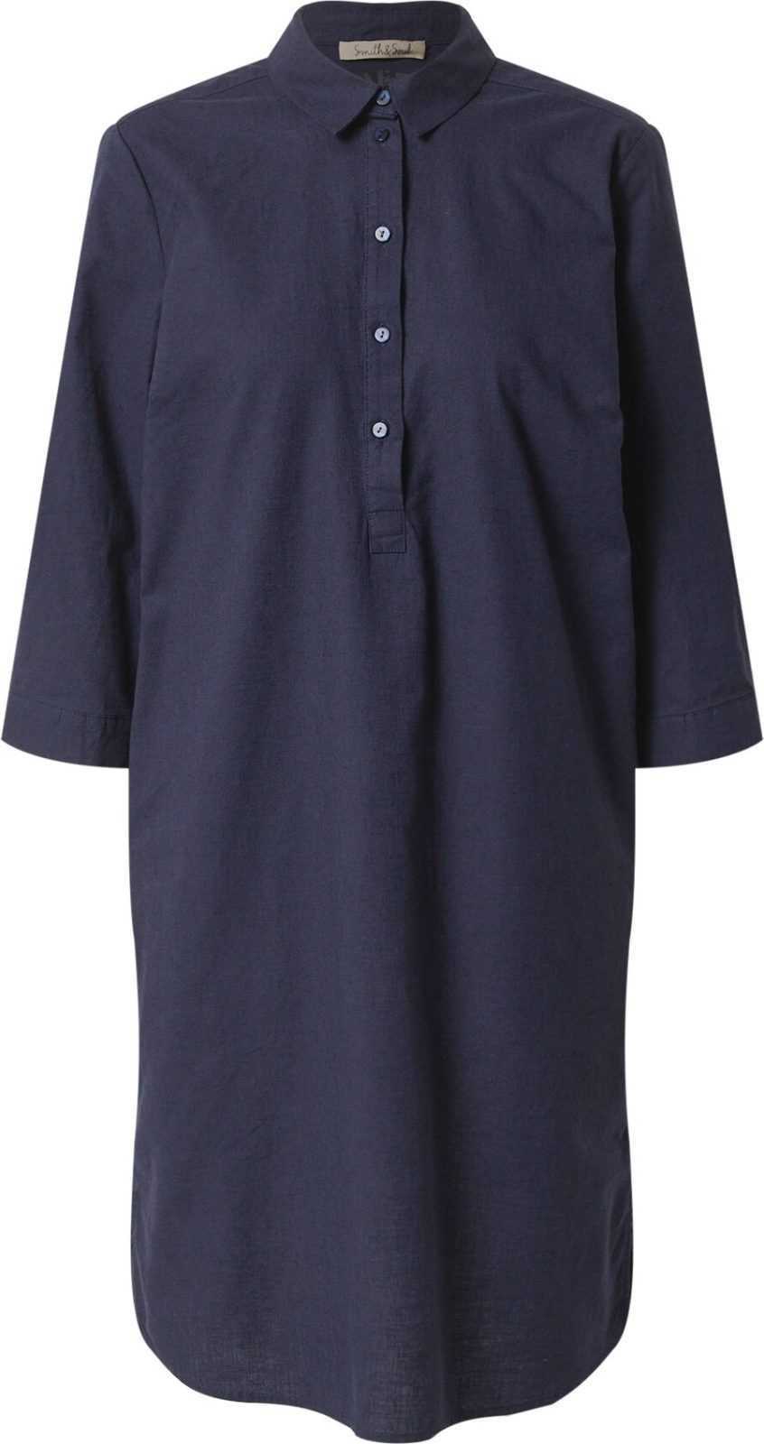Smith&Soul Košilové šaty marine modrá