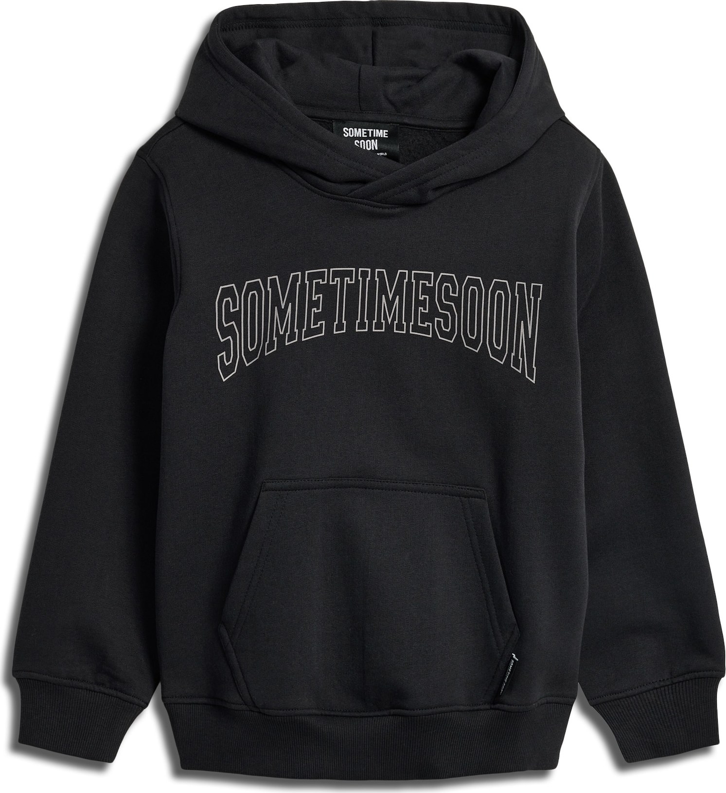 SOMETIME SOON Mikina 'Ocean' šedá / černá