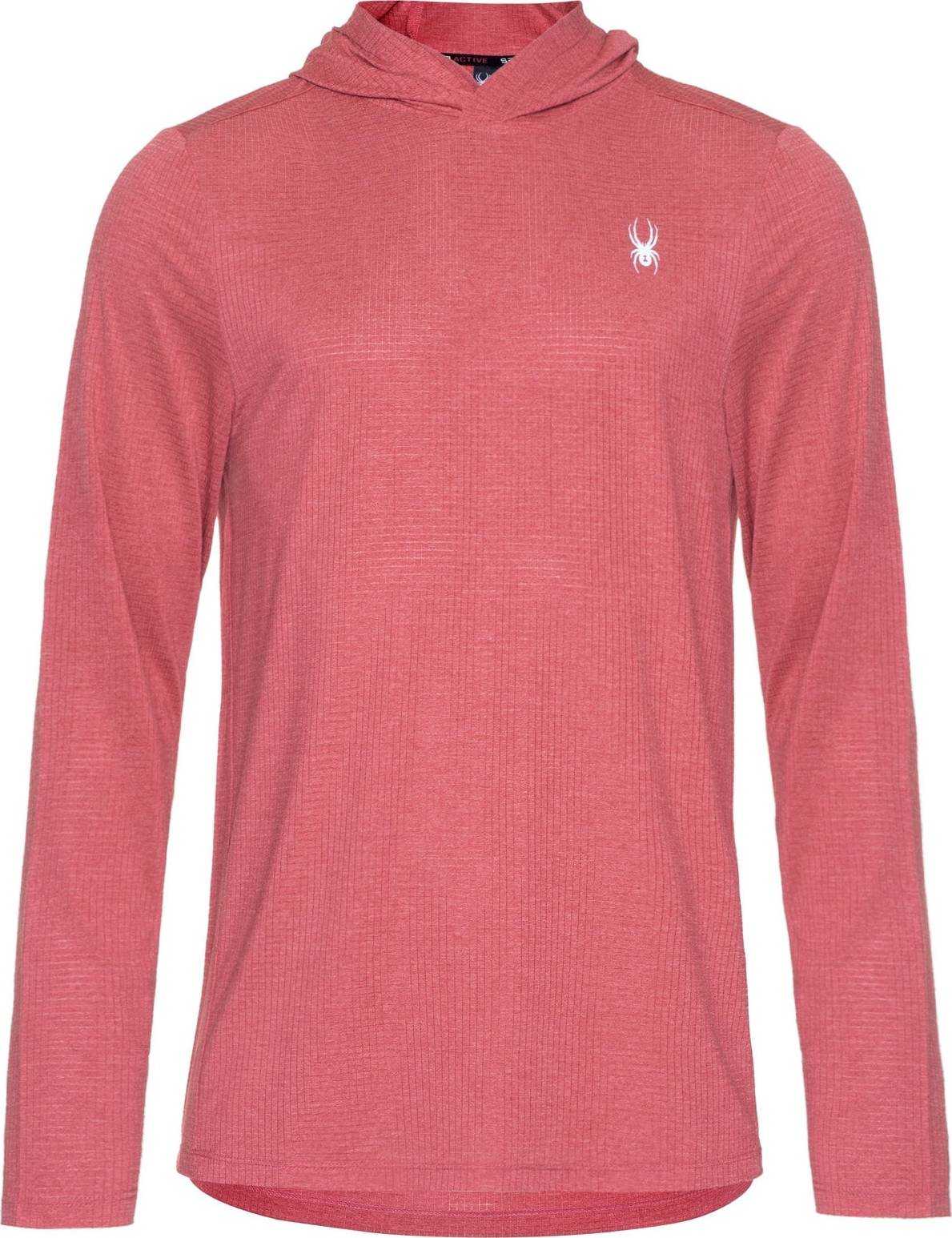 Spyder Sportovní mikina pink / bílá