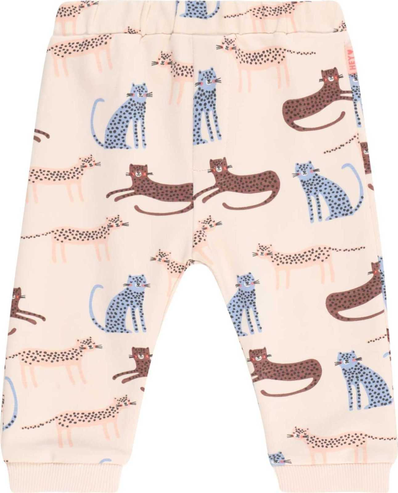 STACCATO Kalhoty béžová / modrá / hnědá / růžová