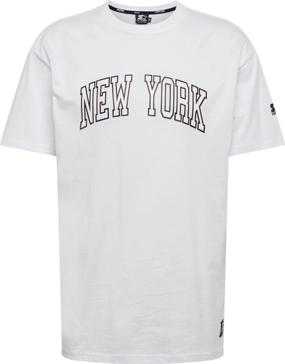 Starter Black Label Tričko 'New York' černá / bílá