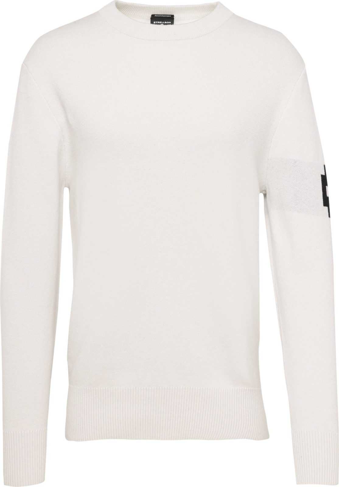 STRELLSON Svetr 'Tadeo' světle šedá / černá