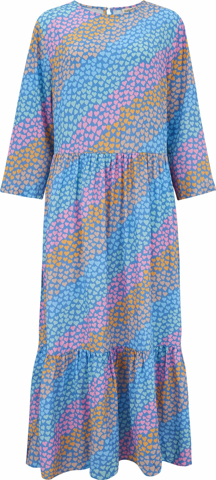 Sugarhill Brighton Šaty 'SUKI' modrá / šedá