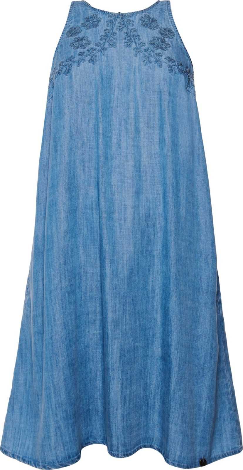 Superdry Letní šaty kouřově modrá