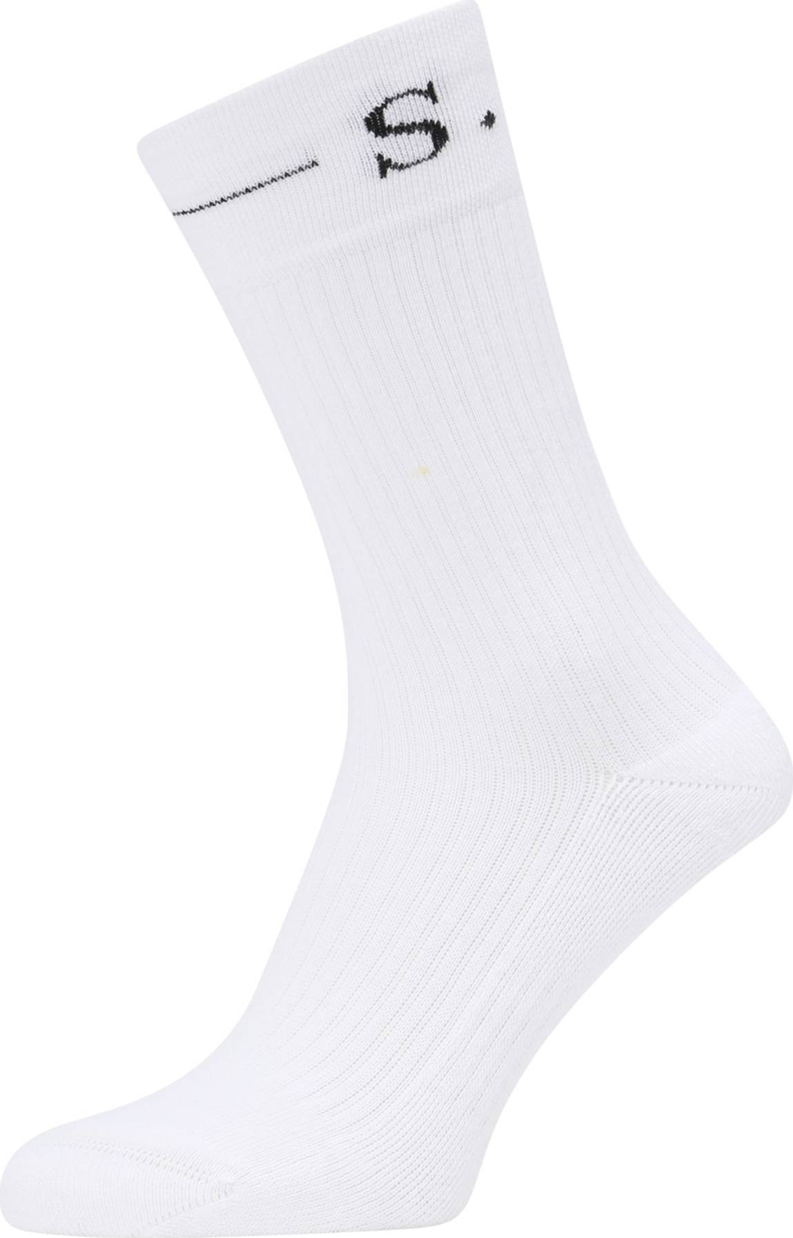 Swedish Stockings Ponožky černá / bílá