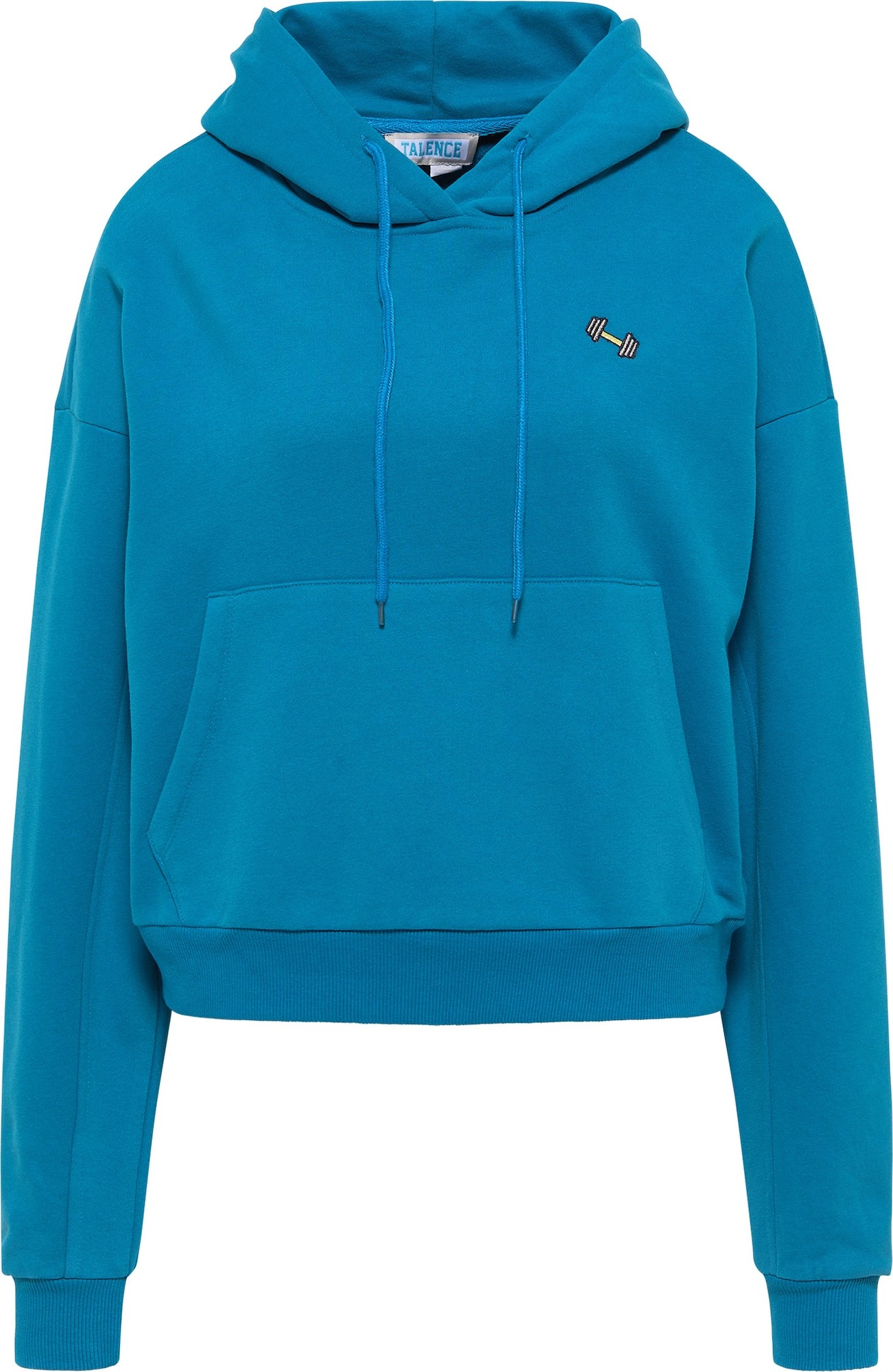 TALENCE Mikina nebeská modř / světle žlutá / černá