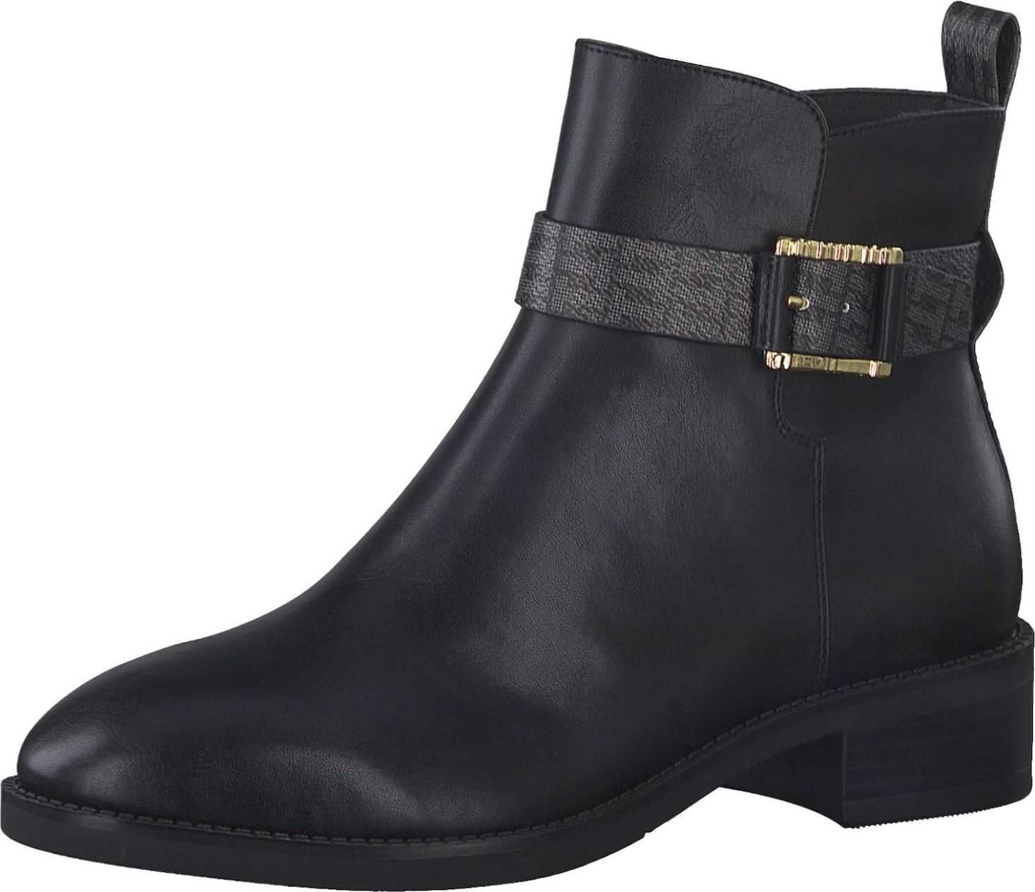 TAMARIS Nízké kozačky černá