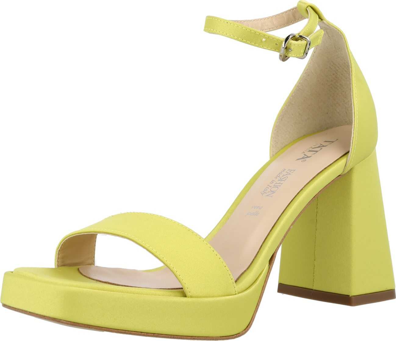 TATA Italia Páskové sandály světle zelená