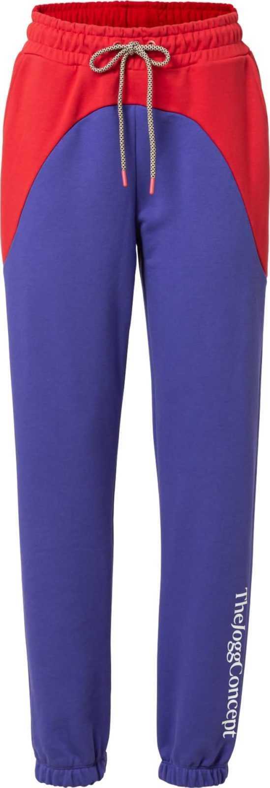 The Jogg Concept Kalhoty 'SAFINE' fialkově modrá / červená