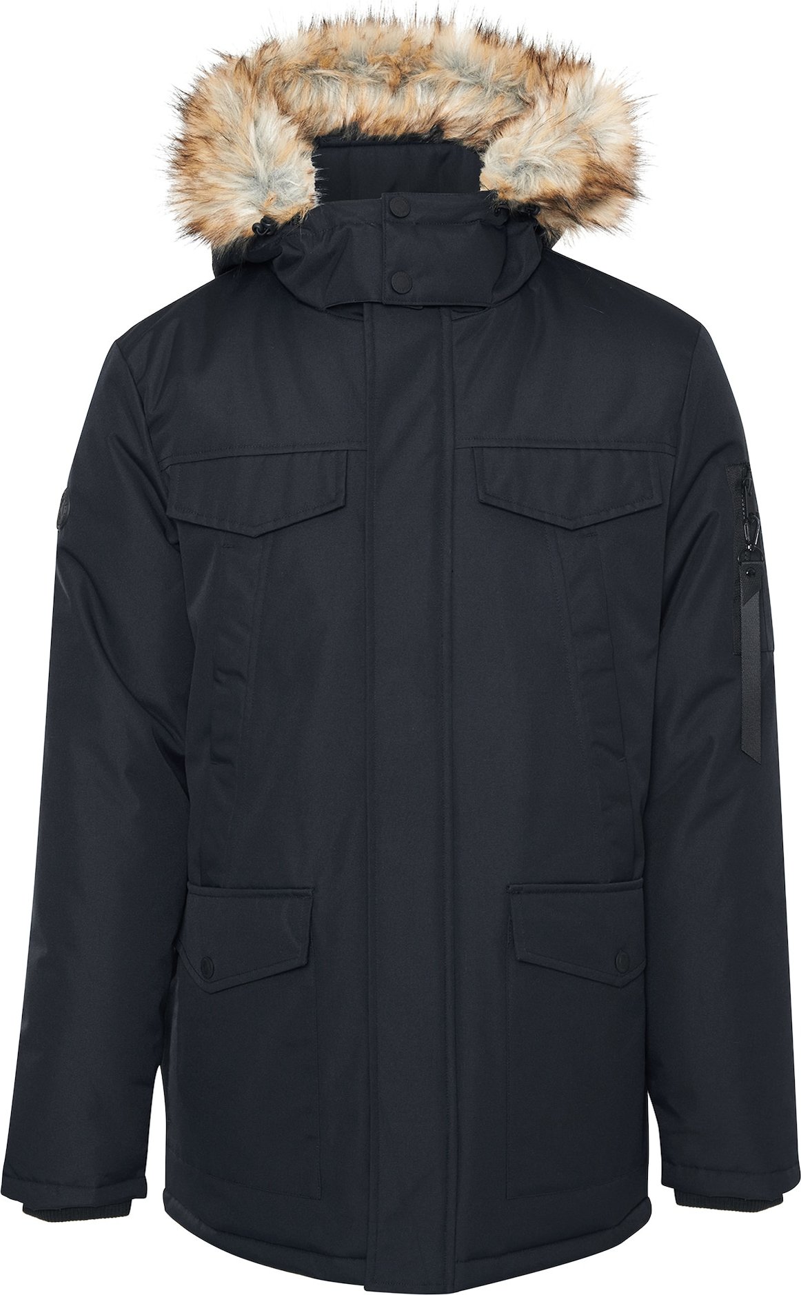 Threadbare Přechodná bunda 'Estate' nažloutlá / námořnická modř