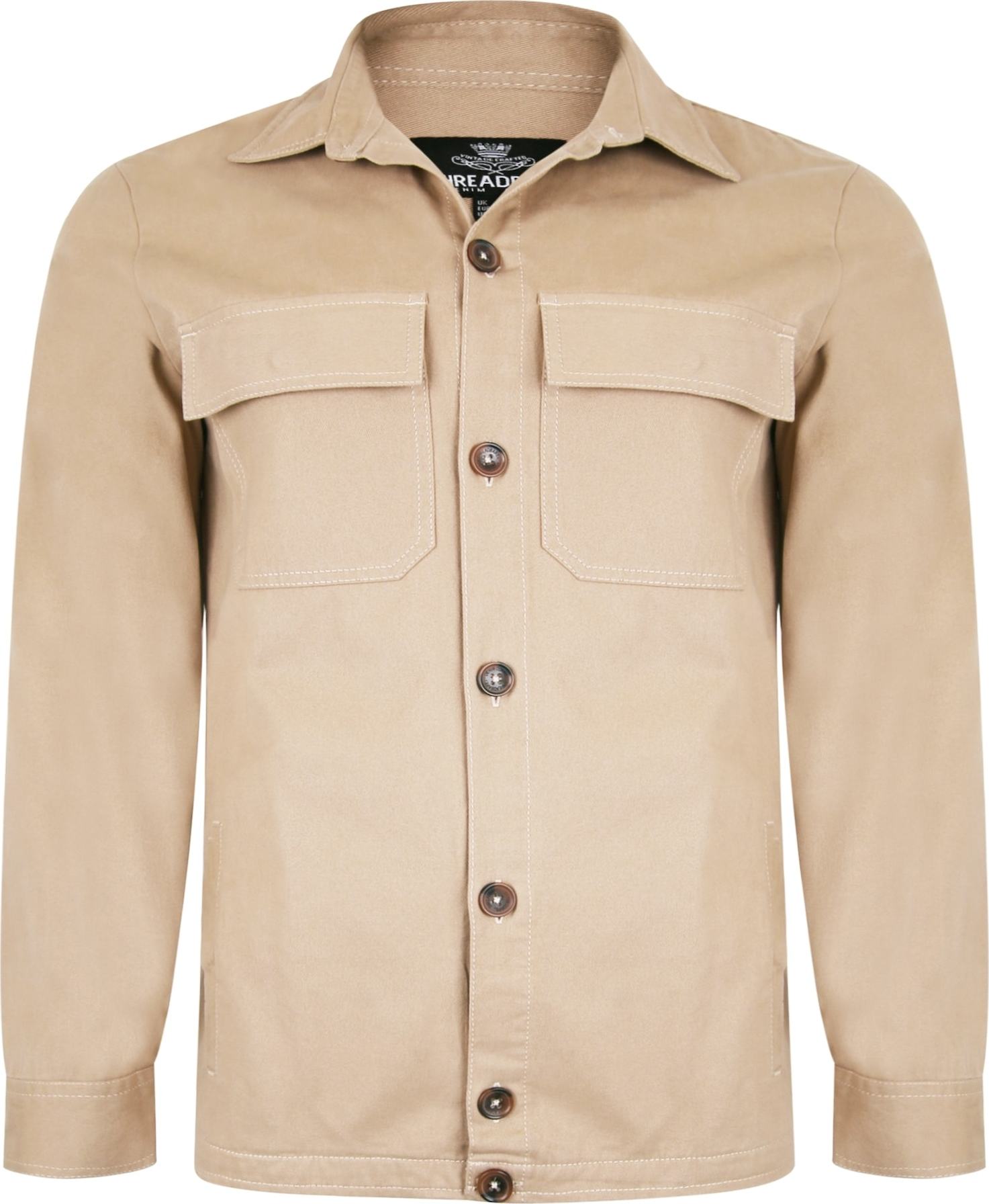 Threadbare Přechodná bunda 'Ozone' kámen