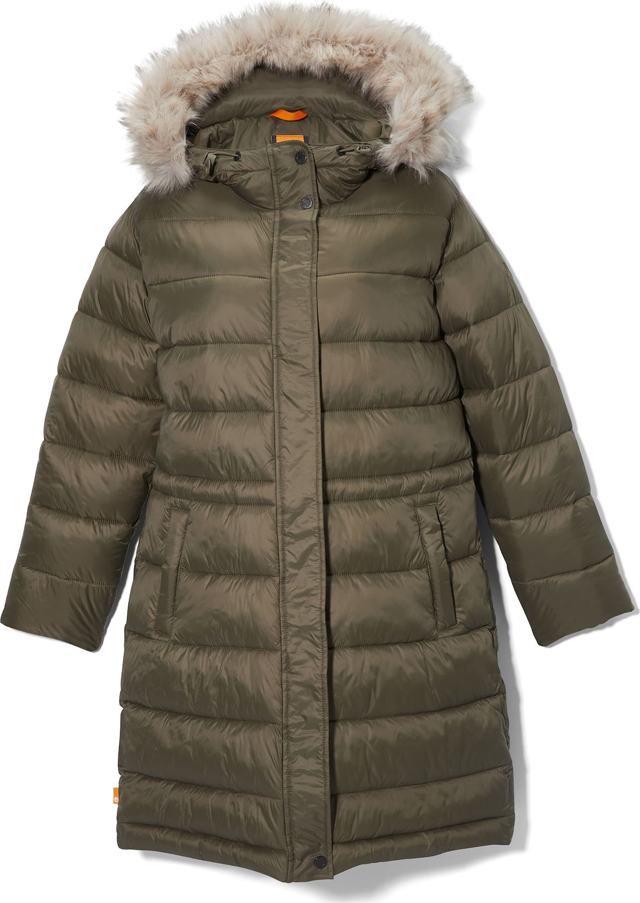TIMBERLAND Zimní kabát béžová / zelená