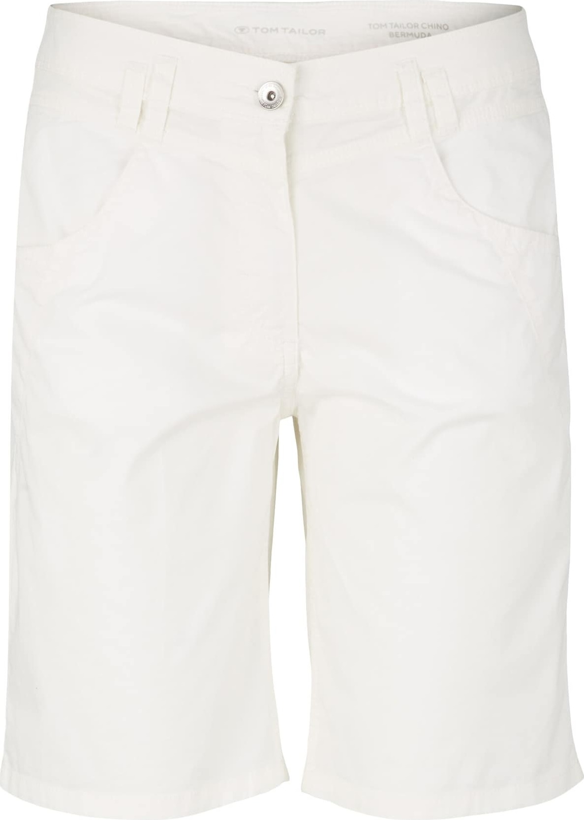 TOM TAILOR Chino kalhoty bílá