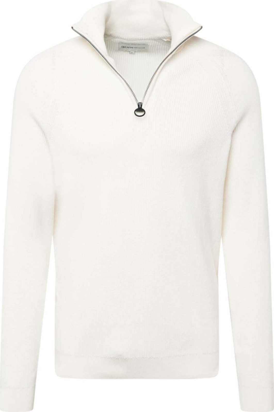 TOM TAILOR DENIM Svetr barva vaječné skořápky