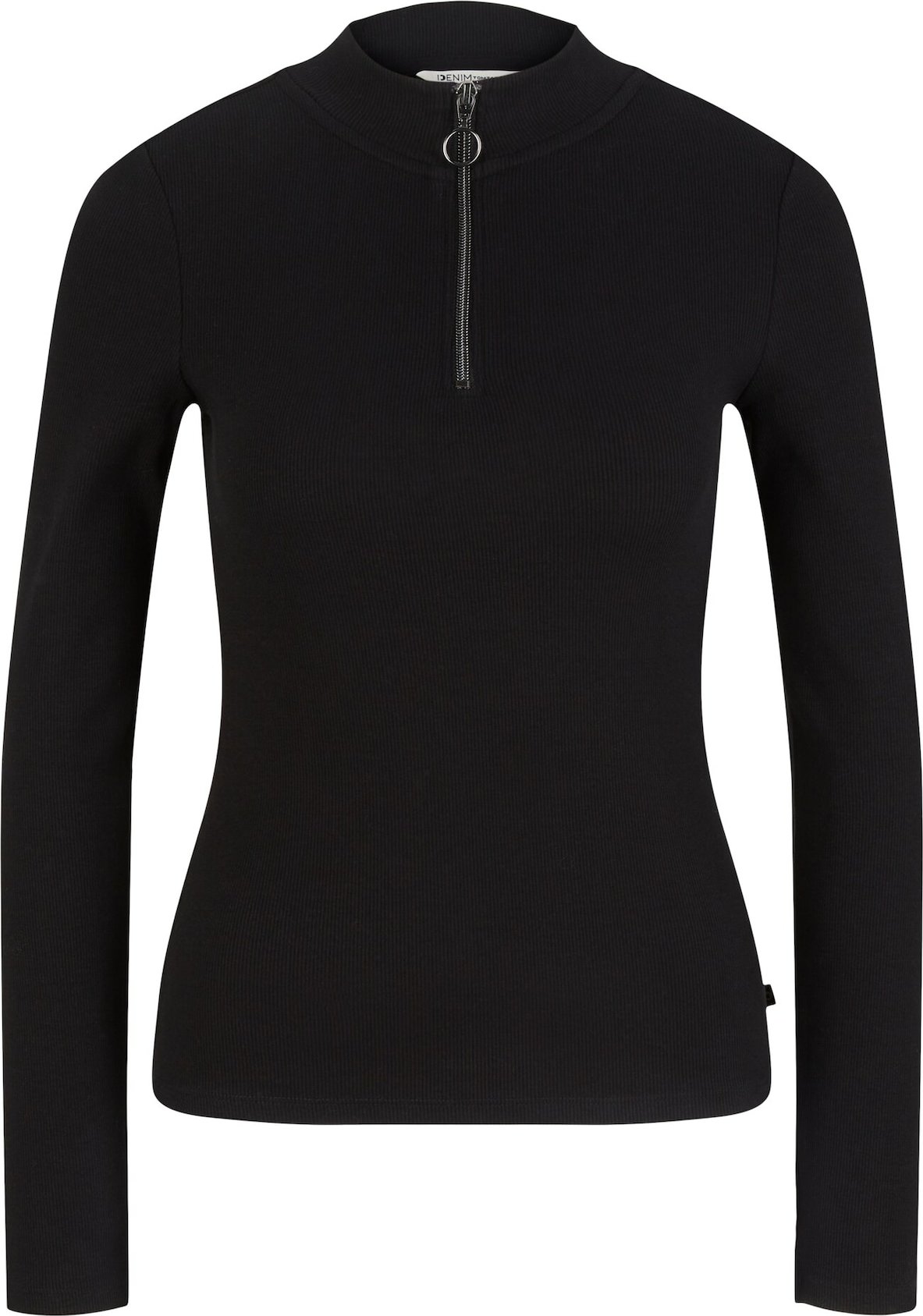 TOM TAILOR DENIM Tričko černá