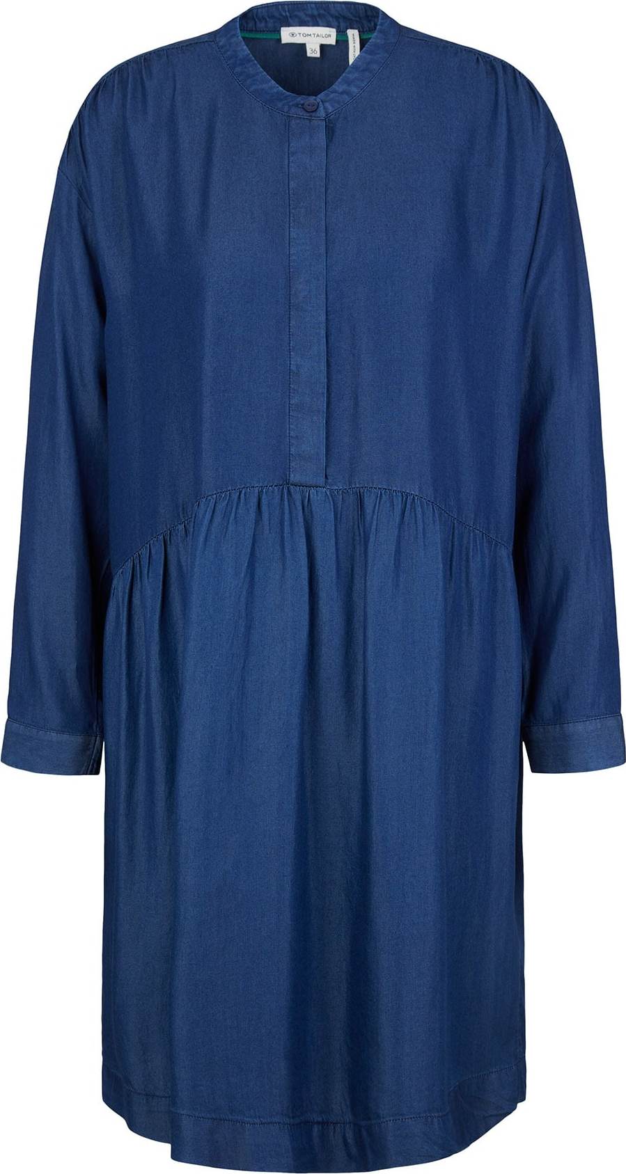 TOM TAILOR Košilové šaty modrá džínovina