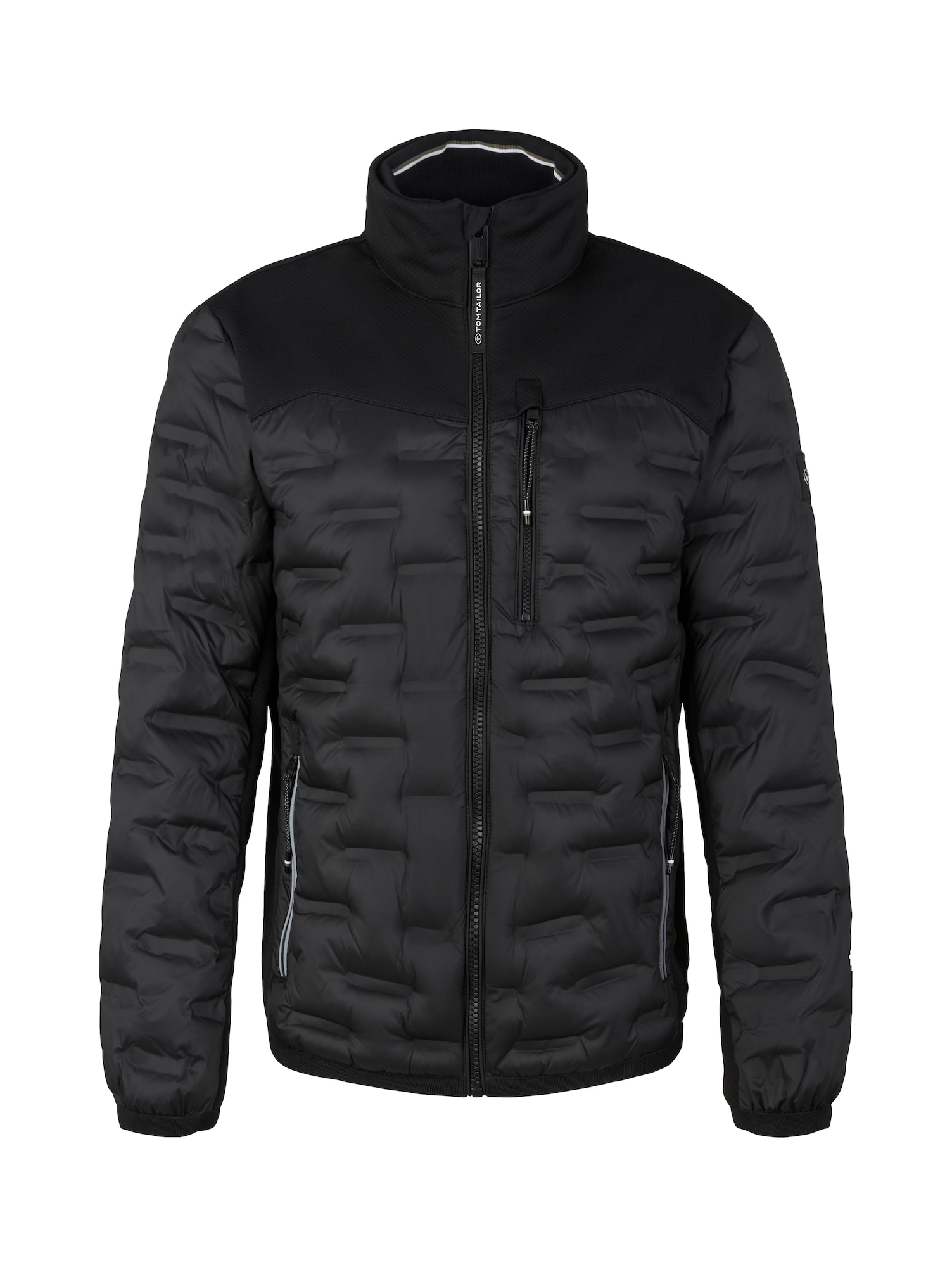 TOM TAILOR Přechodná bunda černá