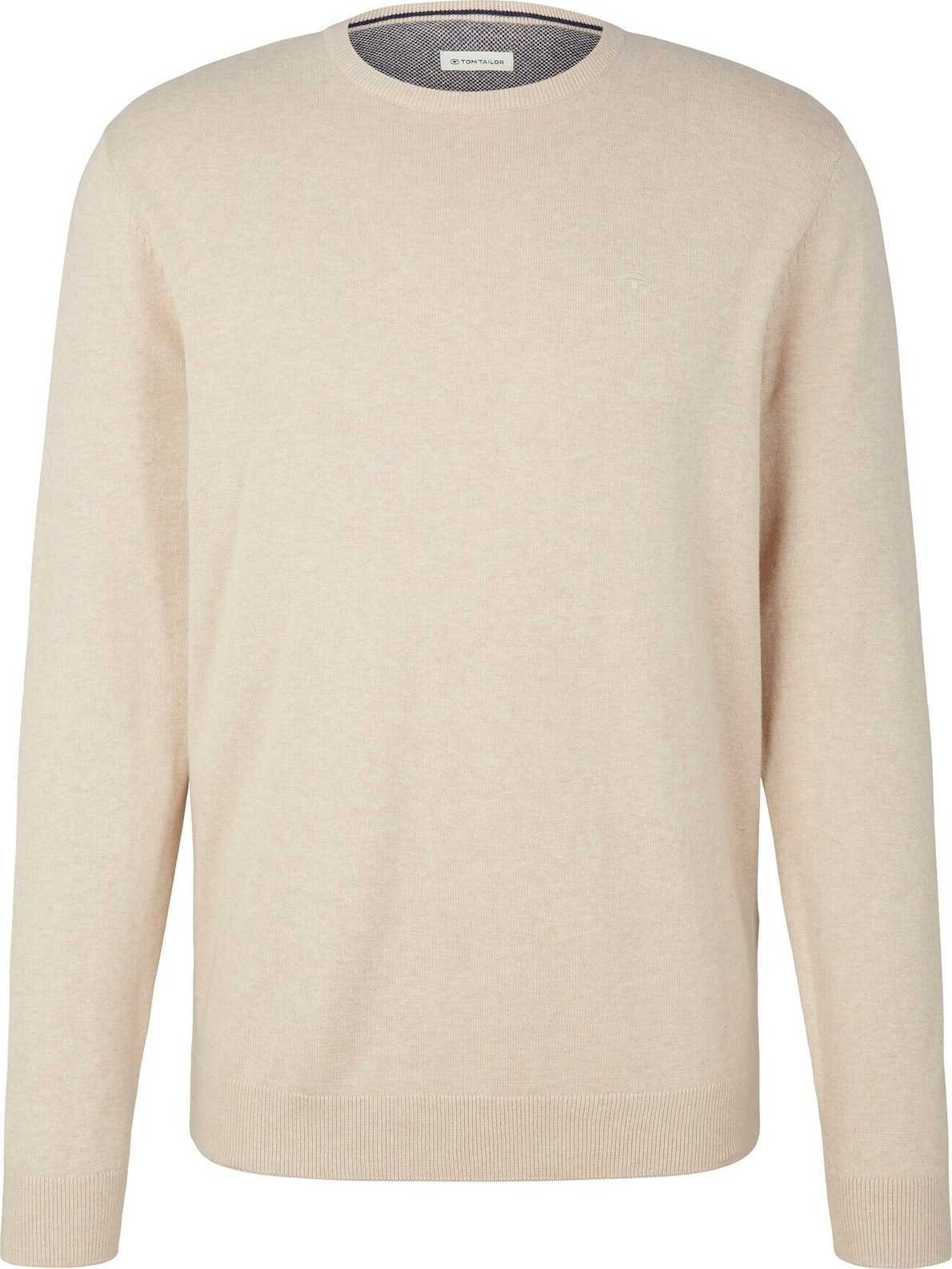 TOM TAILOR Svetr béžový melír