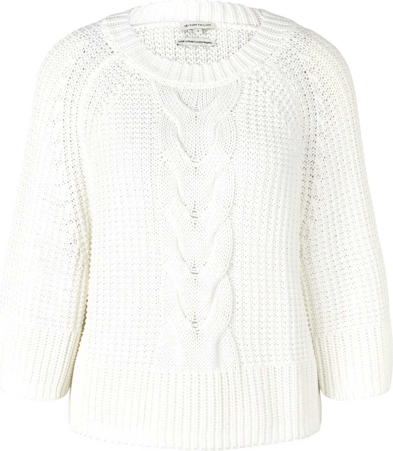 TOM TAILOR Svetr bílá