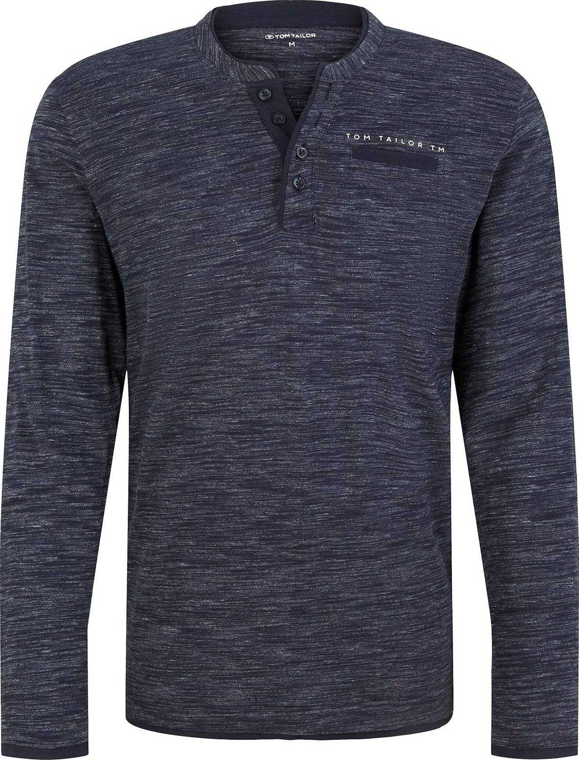 TOM TAILOR Tričko námořnická modř / bílá