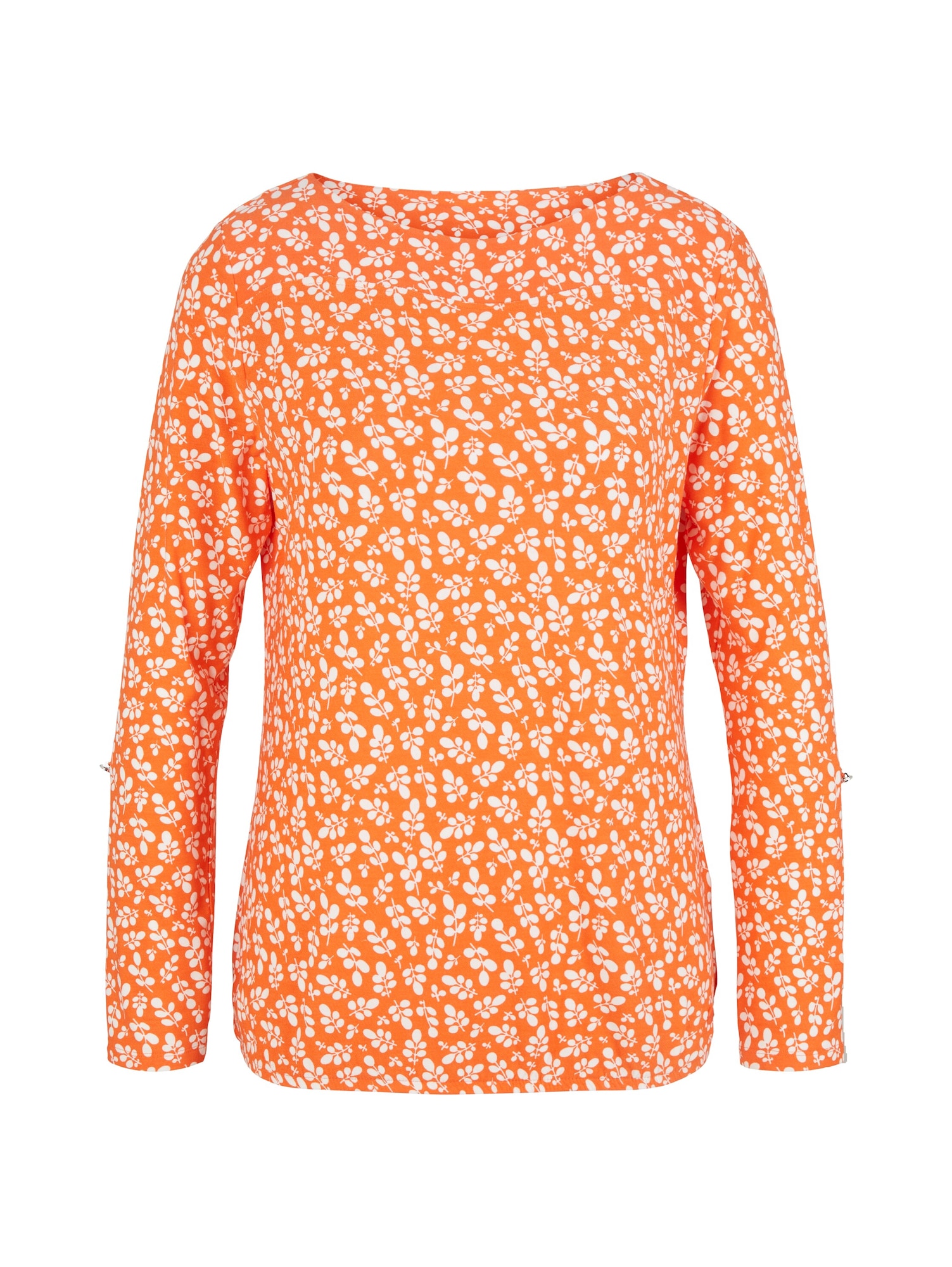 TOM TAILOR Tričko korálová / bílá