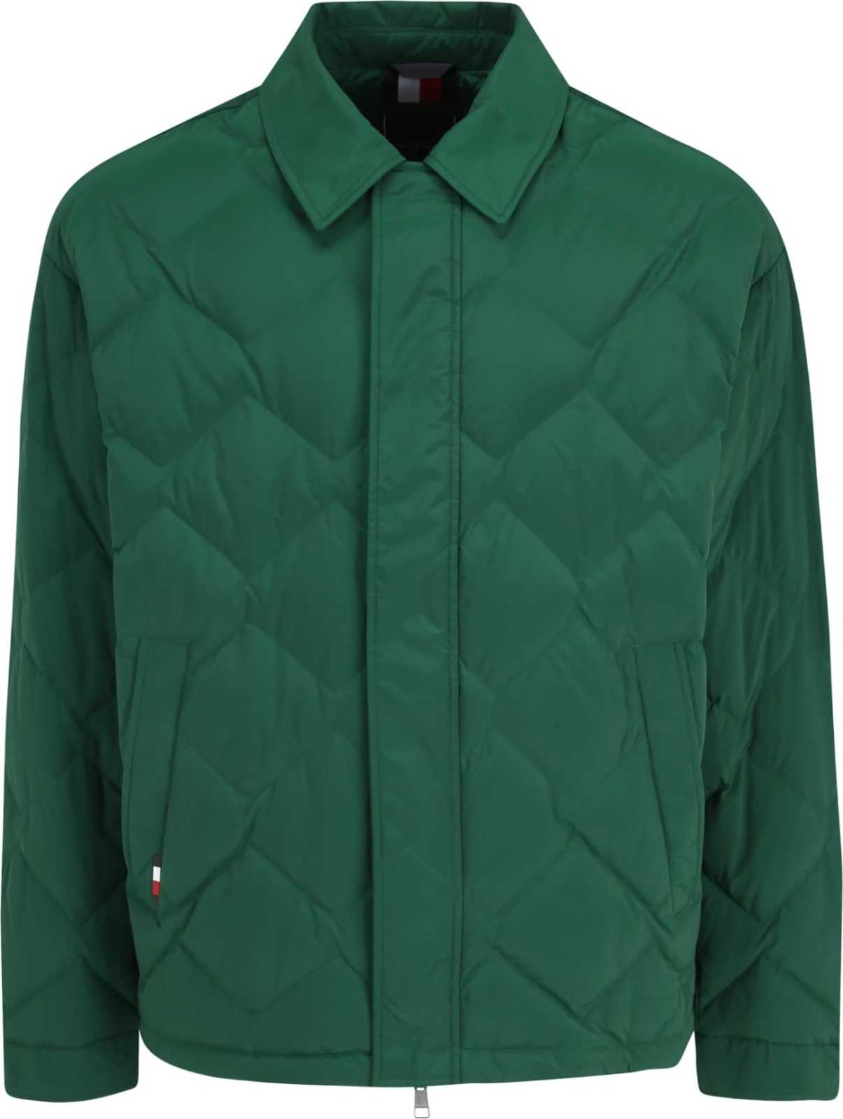 Tommy Hilfiger Big & Tall Přechodná bunda 'IVY' tmavě zelená