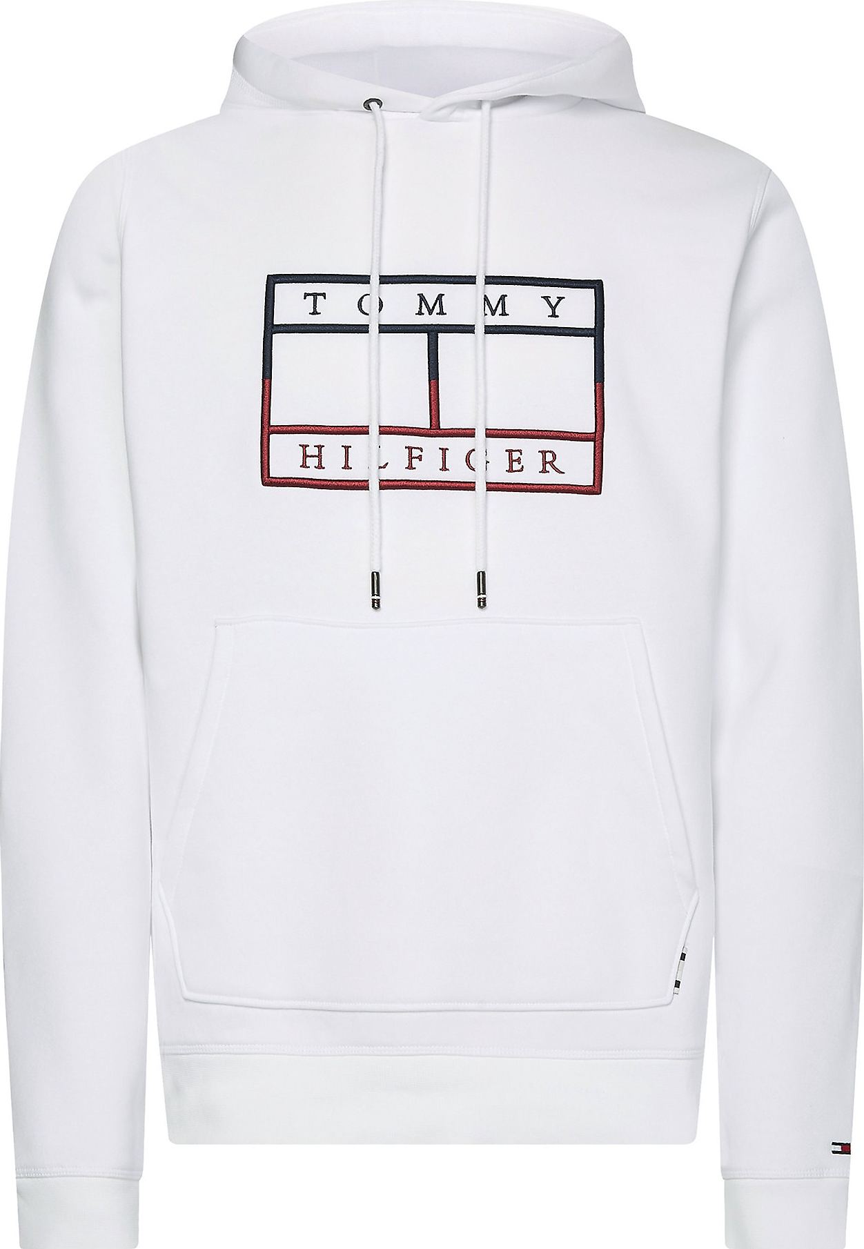 TOMMY HILFIGER Mikina námořnická modř / červená / bílá