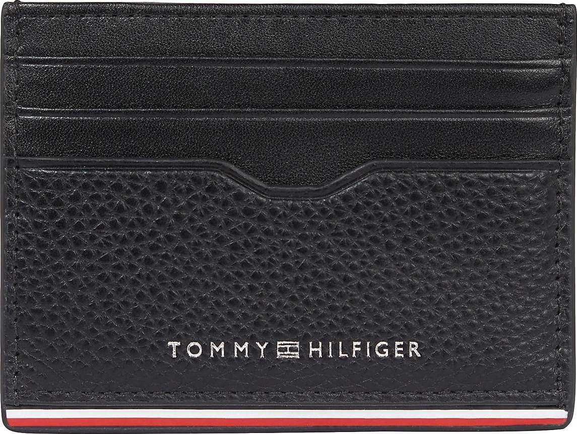 TOMMY HILFIGER Peněženka červená / černá / stříbrná / bílá