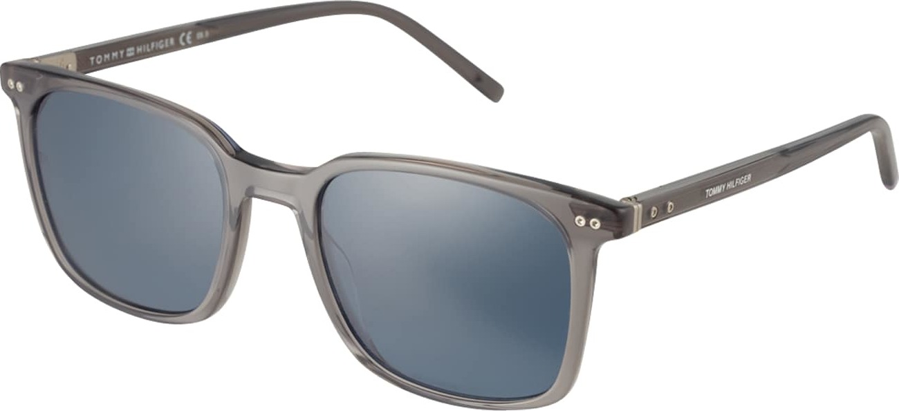 TOMMY HILFIGER Sluneční brýle '1938/S' tmavě šedá / bílá