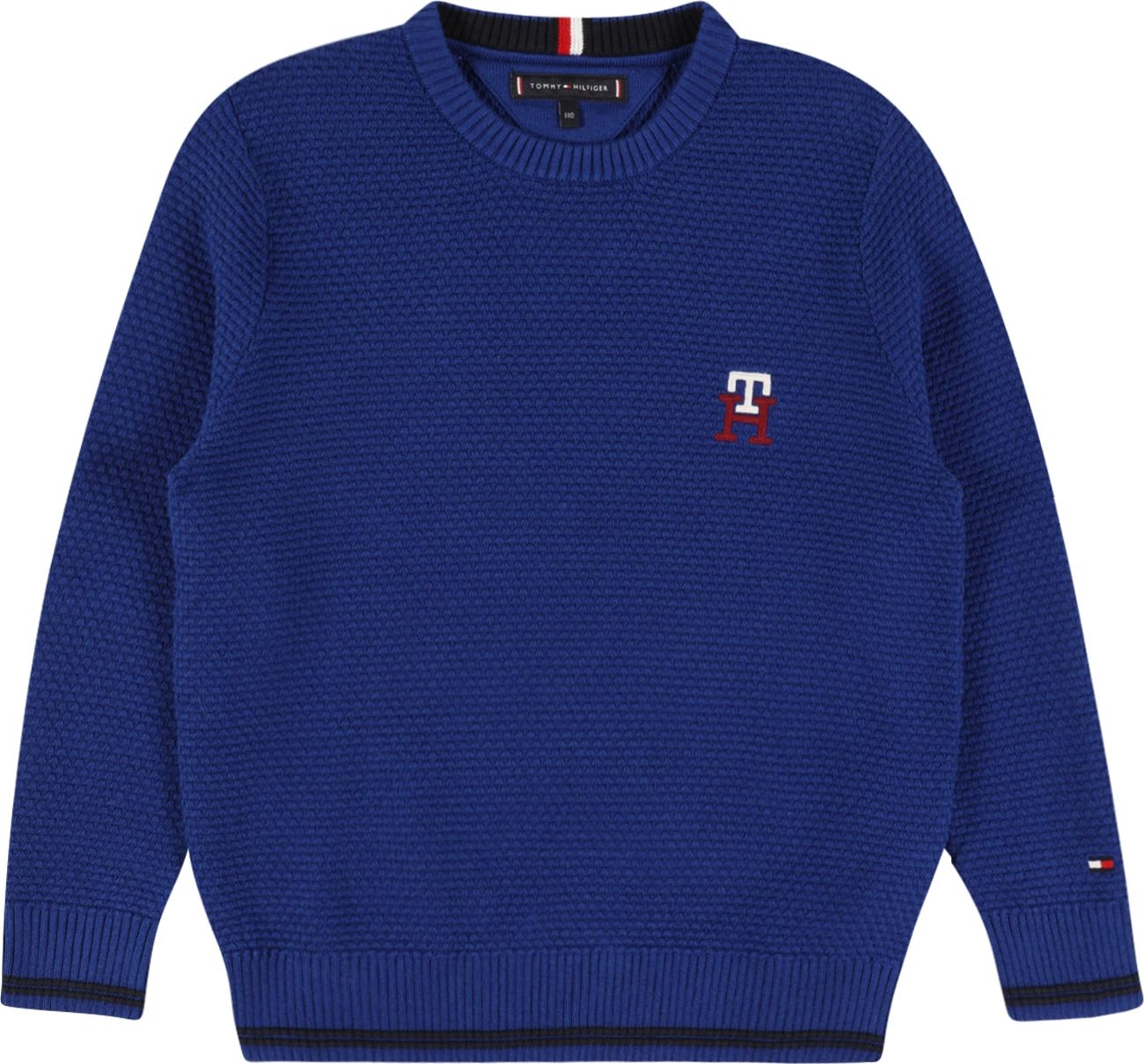 TOMMY HILFIGER Svetr tmavě modrá / červená / bílá