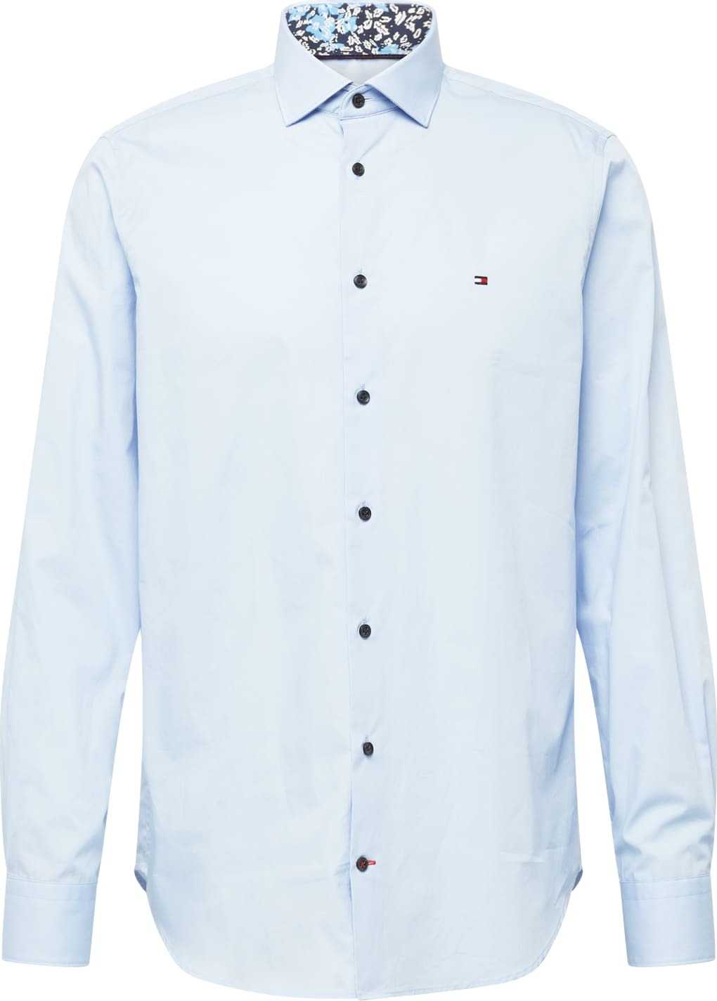 Tommy Hilfiger Tailored Košile námořnická modř / světlemodrá / červená / bílá