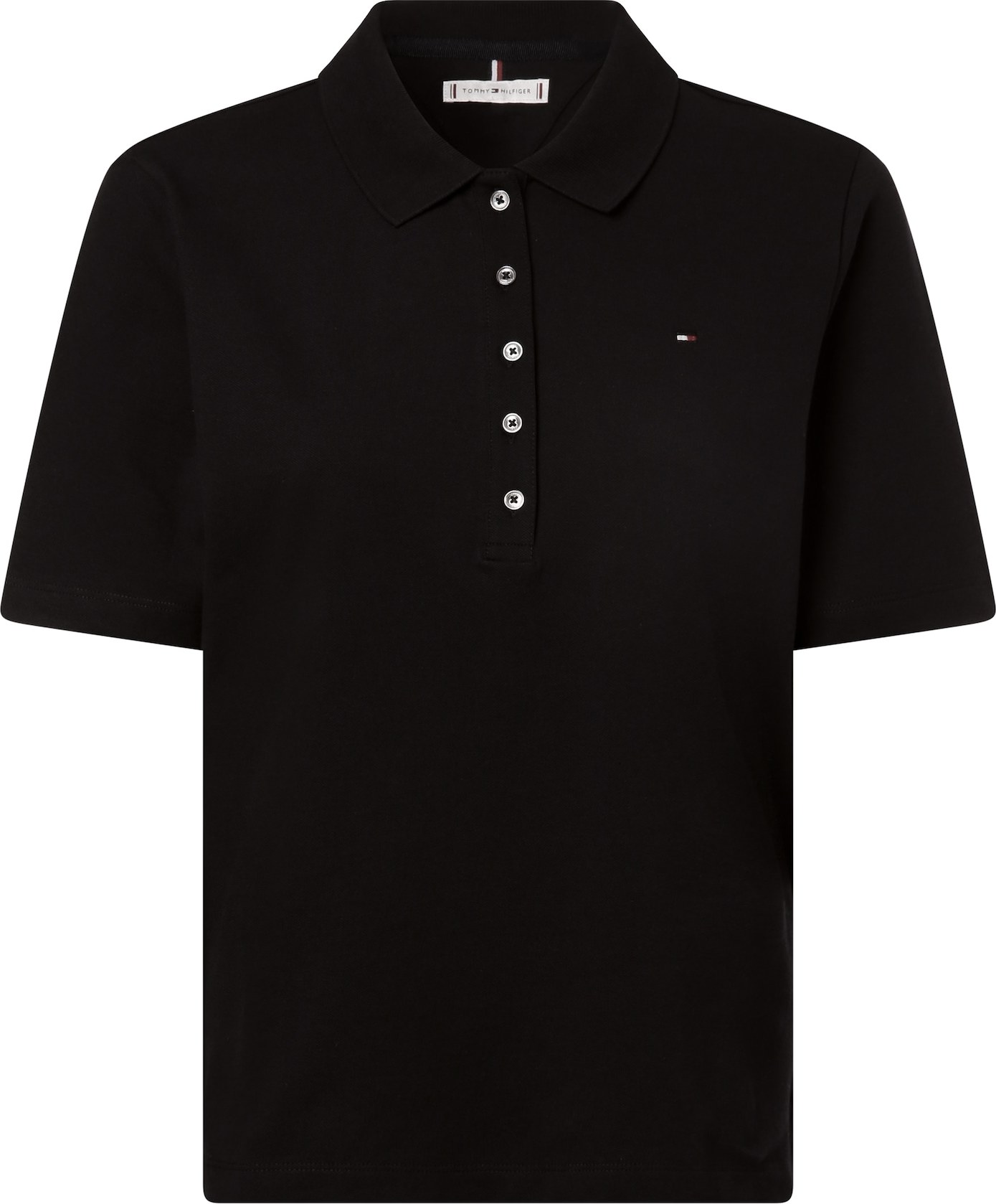 TOMMY HILFIGER Tričko námořnická modř / ohnivá červená / černá / bílá