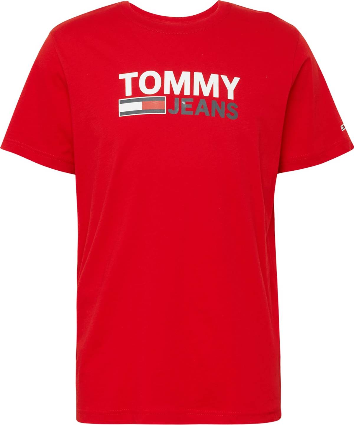 TOMMY HILFIGER Tričko marine modrá / červená / bílá