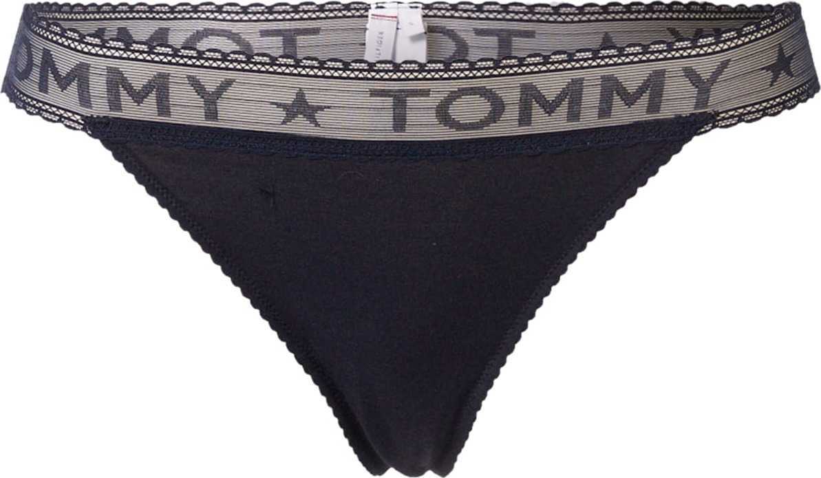 Tommy Hilfiger Underwear Tanga námořnická modř