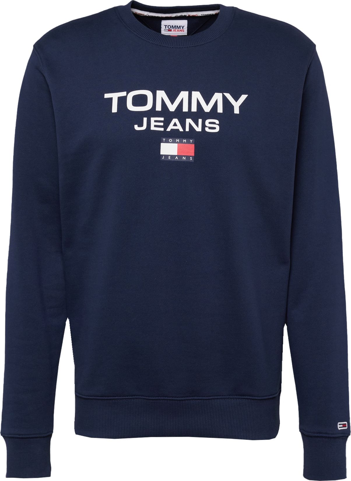 Tommy Jeans Mikina námořnická modř / červená / bílá