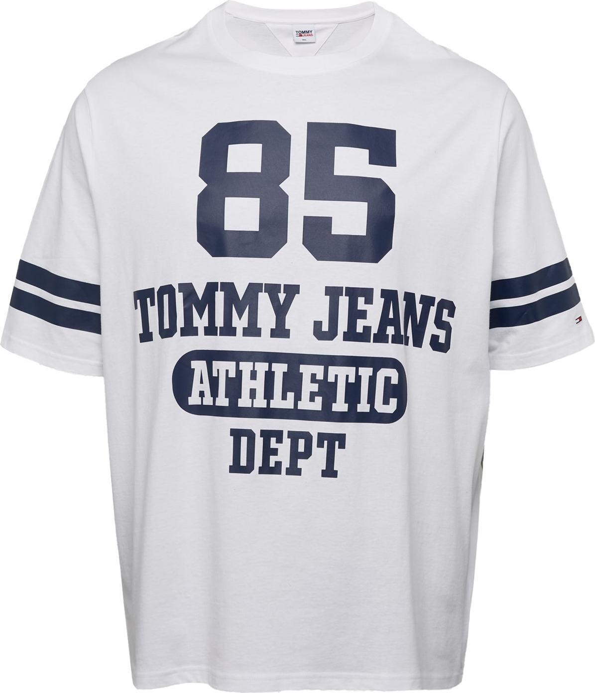 Tommy Jeans Plus Tričko námořnická modř / bílá