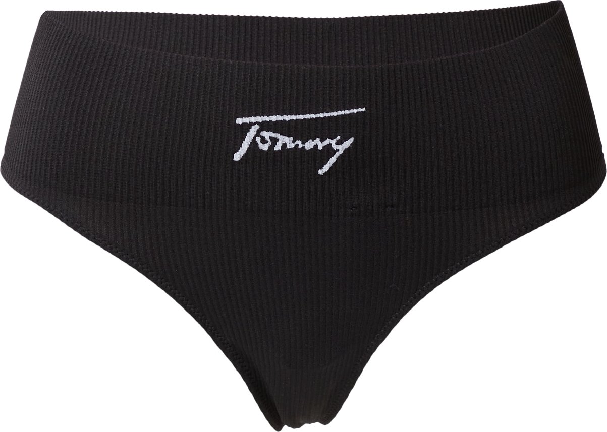 Tommy Jeans Tanga černá / bílá